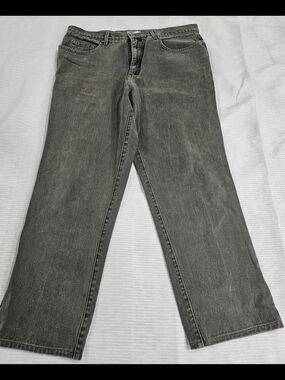 Guess Men's Relaxed Straight Jeans in Gray